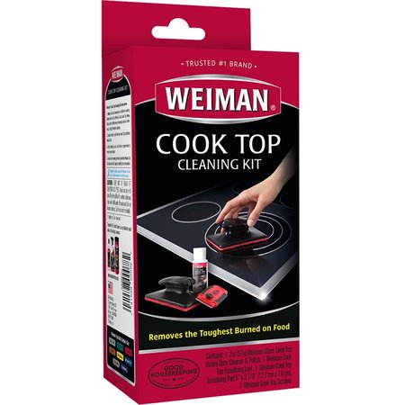 WEIMAN PRODUCTS Weiman No Scent Cooktop Cleaner Starter Kit 1 box Sponge 98A